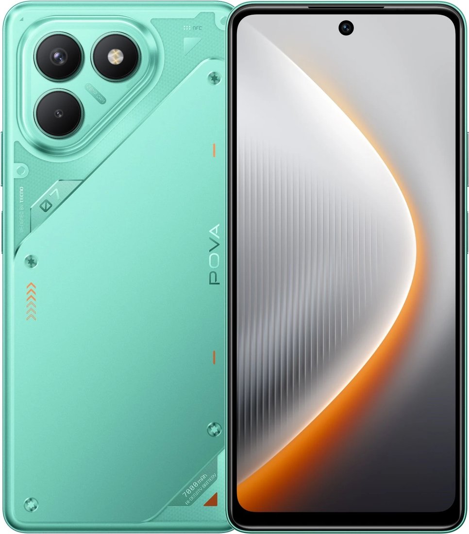 

Телефон Tecno Pova 7 Neo 8GB/256GB (бирюзовый неон)