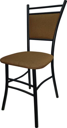 Стул ВВР Мажор (черный/рогожка коричневый)