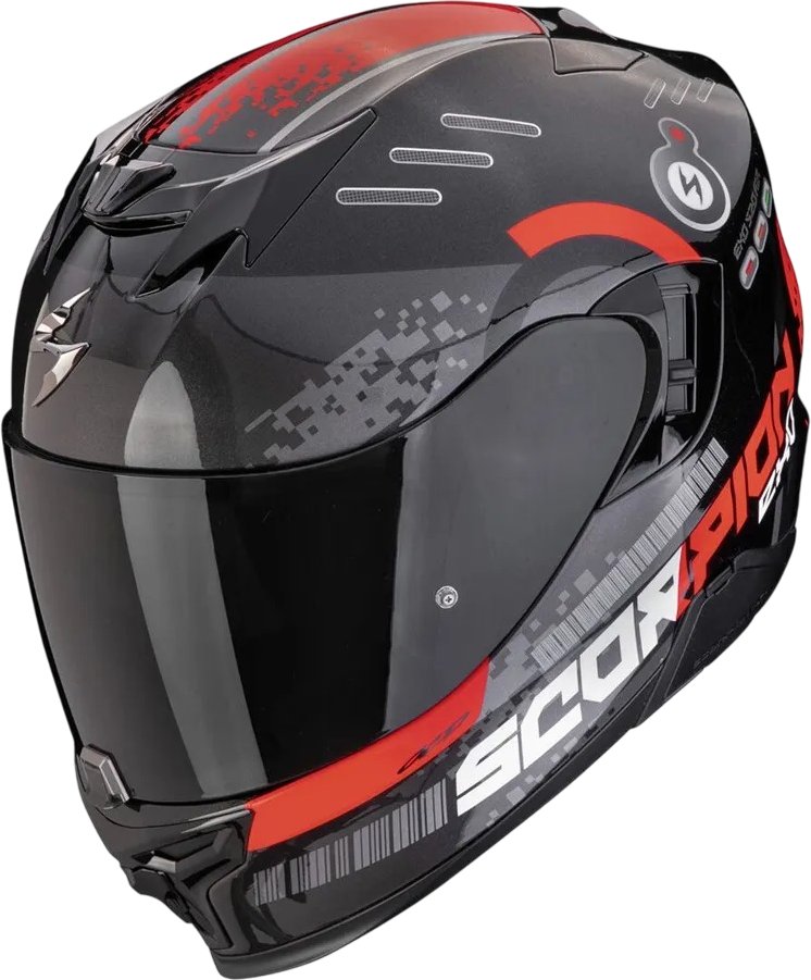 

Мотошлем Scorpion Exo Exo-520 Evo Air Titan (р. S, черный/красный)