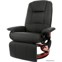 Массажное кресло Calviano 2161 (экокожа, черный)