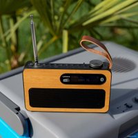 Радиоприемник Lenco PDR-040BAMBOOBK