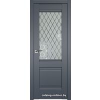 Межкомнатная дверь ProfilDoors Классика 2U L 90x200 (антрацит/ромб)