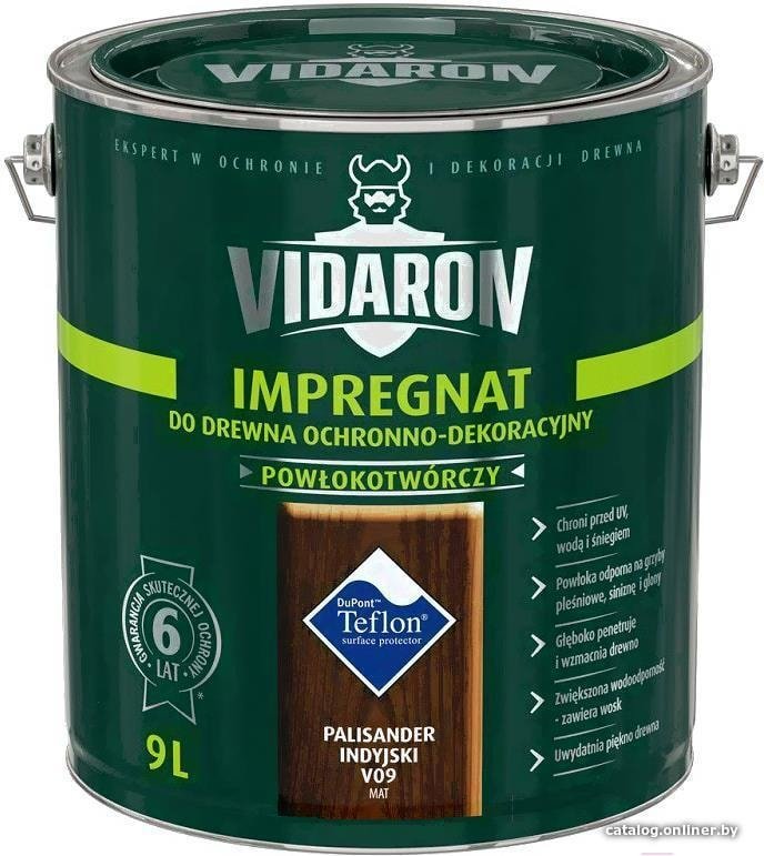 Пропитка Vidaron Impregnant V09 9 л (индийский палисандр)