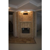 Декоративный камень Подворье Феодал Древесный скол рядовой (слоновая кость)