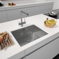 Кухонная мойка ARFEKA ECO AR 550*450 SATIN DECOR MILLET GRAINS