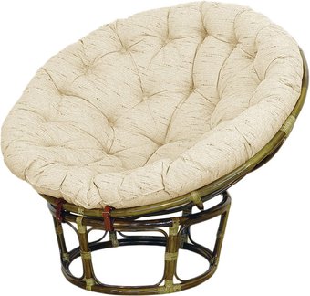 Кресло Calamus Rotan Papasan 23/01 (бежевый/браун)