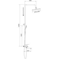 Душевая система  Shevanik S8136F