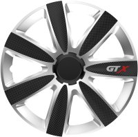 

Набор колпаков на диски Versaco GTX R15 15" 15GTXCARBONBS (4шт, карбон черный/серебристый)