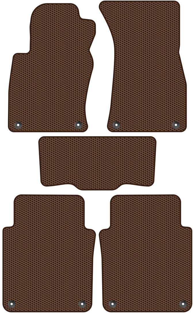 

Комплект ковриков для авто Alicosta Audi A8 Long (седан / D3) 2002 - 2009 (коричневый, сота)