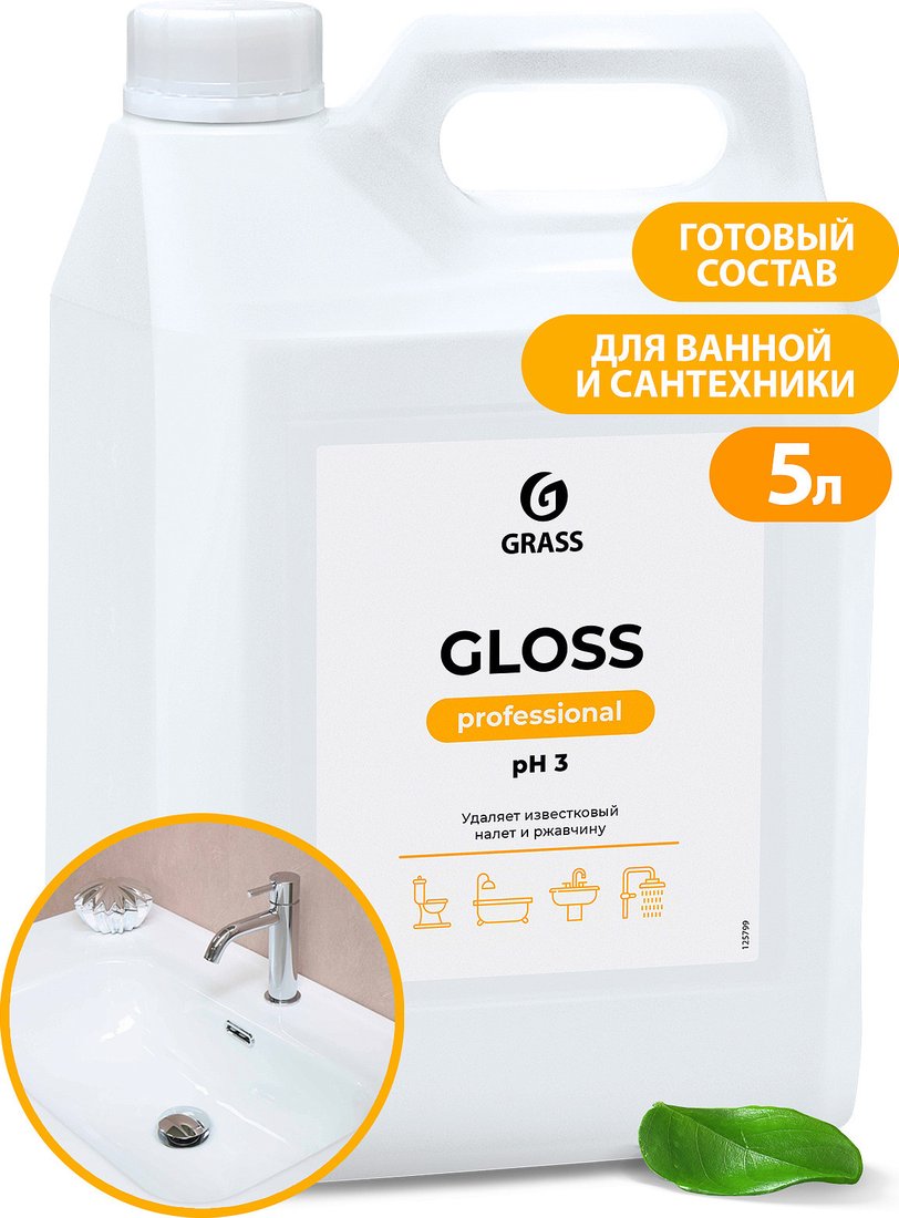 

Средство для ванных комнат Grass Professional 125799 (5.3 кг)