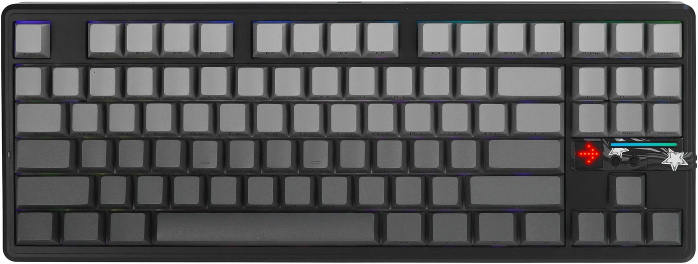 Клавиатура AULA F87Pro V2 (серый градиент, Leobog Graywood V3)