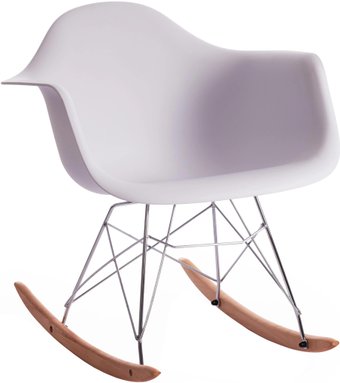 Кресло-качалка TetChair Cindy C1025A (белый 018/натуральный)