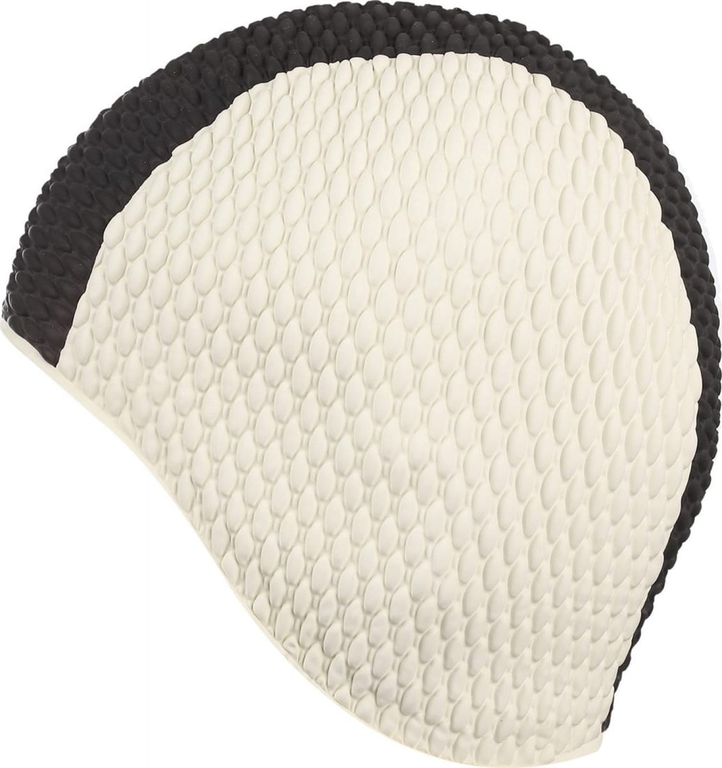 

Шапочка для плавания Indigo Bubble IN081 (белый/черный)