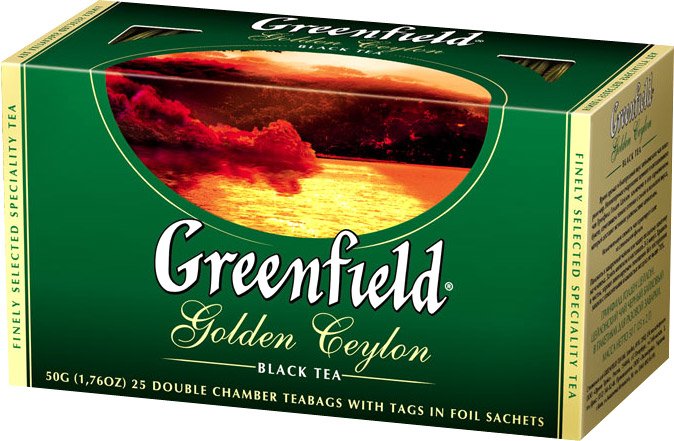 

Черный чай Greenfield Golden Ceylon 25 шт