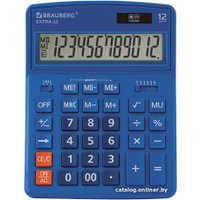 Бухгалтерский калькулятор BRAUBERG Extra 12-BU 250482 (синий)