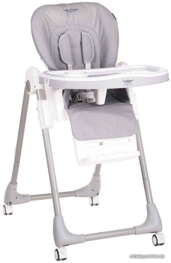 Высокий стульчик Martin Noir Tody (mercury gray) 0+