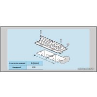 Монтажная коробка (подрозетник) Legrand 0 540 23 (нержавеющая сталь)