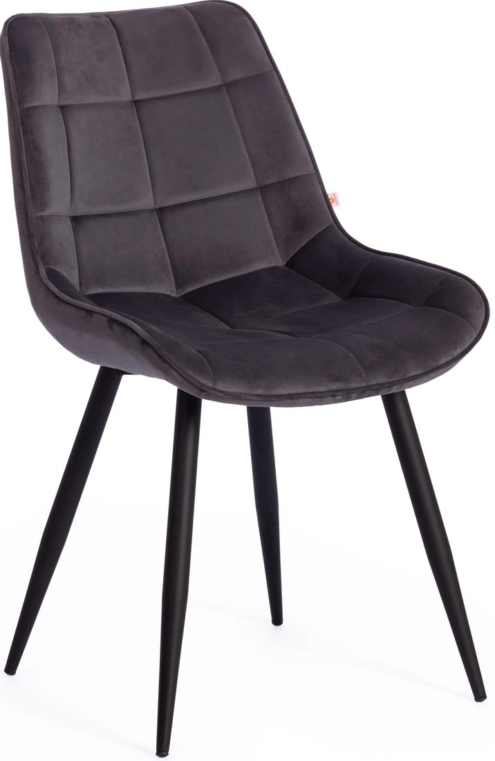 Стул TetChair Abruzzo 8060 (серый HLR-21/черный)