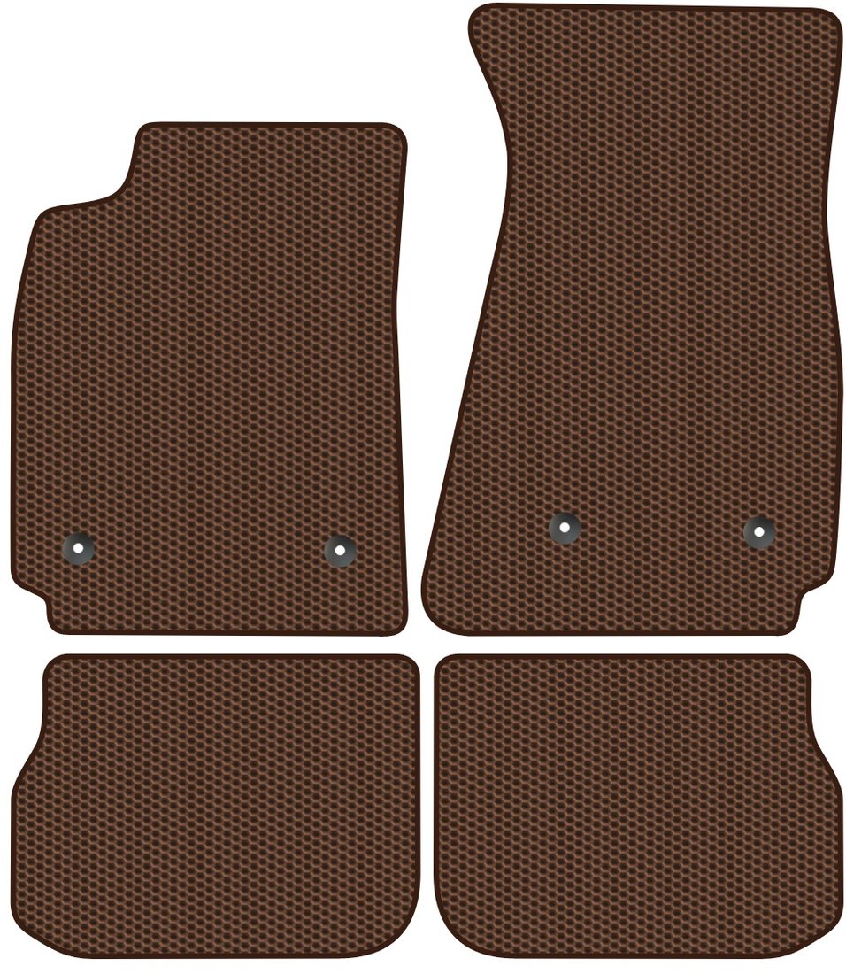 

Комплект ковриков для авто Alicosta Audi A4 I (B5) 1995 - 2000 (коричневый, сота)