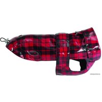 Дождевик для животных Camon Donald Check M435/36 (36 см, красный в клетку блестящий)