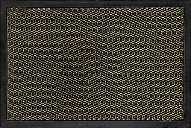 

Придверный коврик Qingdao Graceline Кольчуга (60x90, Black-Orange)