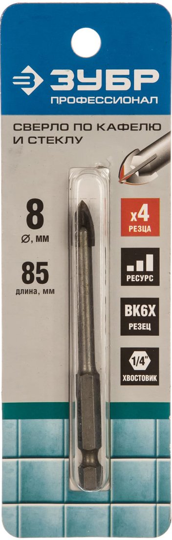 

Сверло Зубр 29845-08-z01