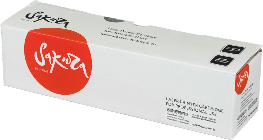 

Картридж Sakura Printing SA45807102/45807119 (аналог OKI 45807119)