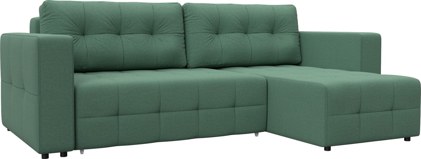 

Угловой диван Лига диванов Лига-075 универсальный 130008 (рогожка амур 11 зеленый)