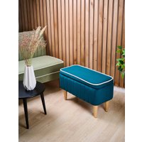 Банкетка MONOFIX Амма с ящиком (изумрудный №20)