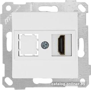 Розетка HDMI Mutlusan Rita 2200-457-0101 (белый)