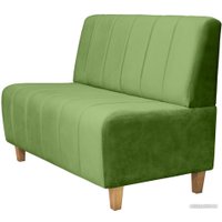 Диван Brioli Руди полоса двухместный (V9-фисташковый)