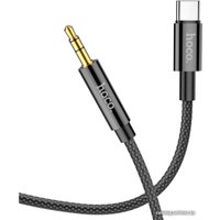 Кабель Hoco UPA19 USB Type-C - 3.5 мм (1 м, черный)