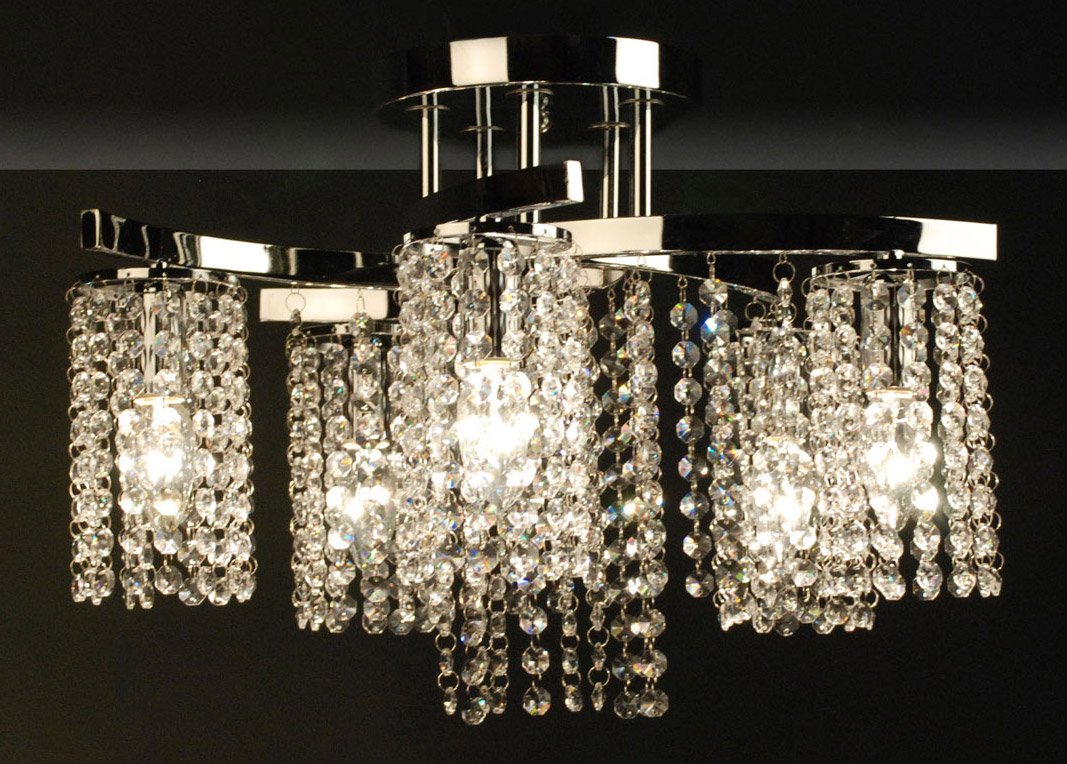 

Припотолочная люстра Citilux Спарк (хром) [CL313151]