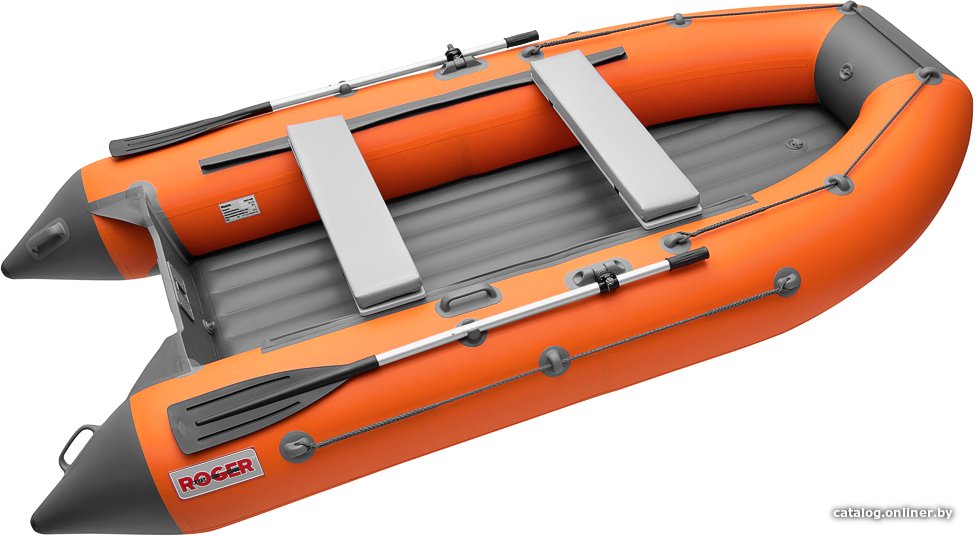 Моторная лодка Roger Boat Trofey 2900 (без киля, оранжевый/графит)