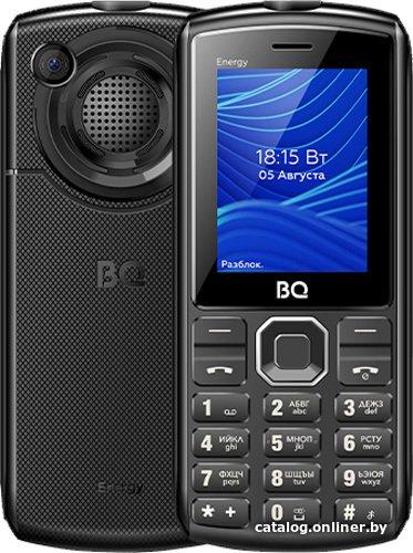 Кнопочный телефон BQ BQ-2452 Energy (черный)