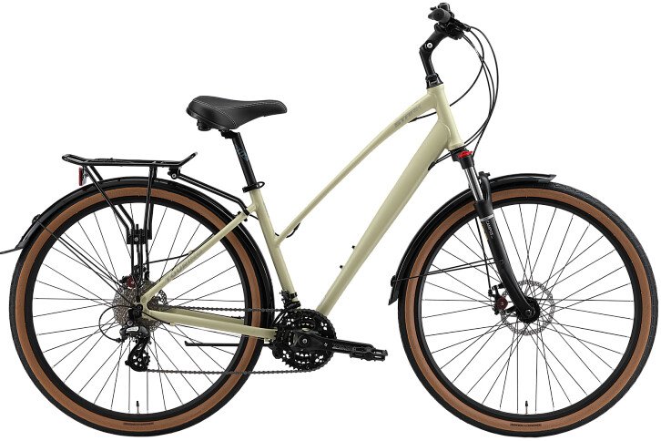

Велосипед Stark Touring 28.2 D Lady L 2025 (палевый/матовый серый)