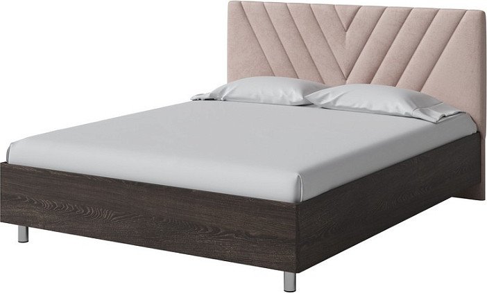 

Кровать PROxSON Ora 160x200 (дуб кантербери/Teddy 014 шоколадный бисквит)