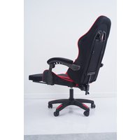 Игровое (геймерское) кресло Calviano 1584 (велюр, черный/красный)