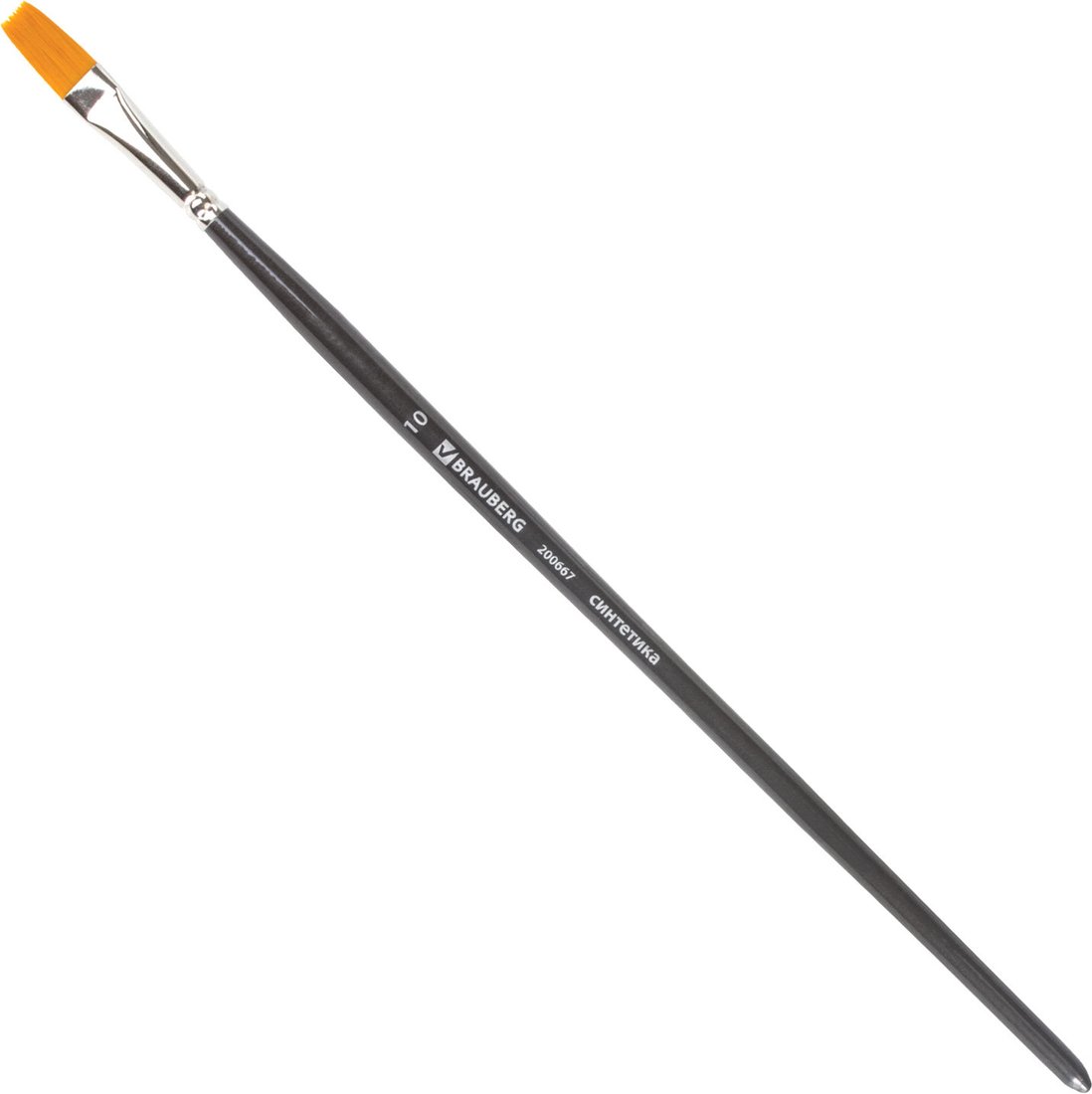 

Кисть для рисования BRAUBERG Art Classic №1 200667 (плоская)