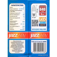 Светодиодная лампочка JAZZway PLED-LX C37 E27 8 Вт 4000 К