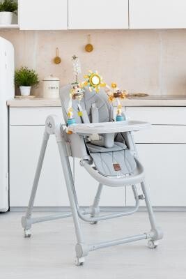 

Высокий стульчик VipBaby Milan (rocky grey)