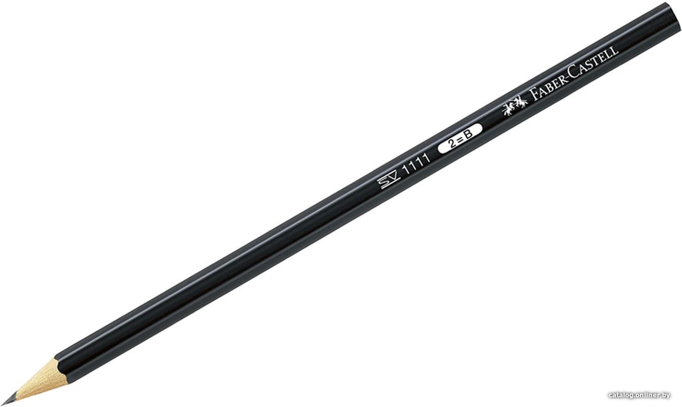 Простой карандаш Faber Castell 1111 111101 (B, черный)
