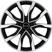 Литые диски MAK Highlands 17x7" 5x110мм DIA 65.1мм ET 41мм Black Mirror