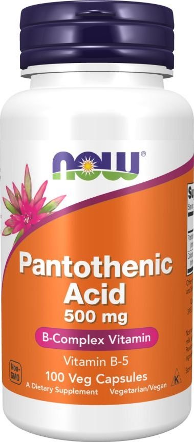 Витамин Now Foods Pantothenic Acid 500 мг (100 капсул)