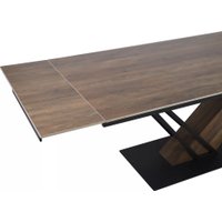 Кухонный стол Signal Genesis legno 180-240/90/75 (эффект дерева/дуб/черный)