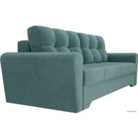 Диван Лига диванов Амстердам 105049 (велюр, бирюзовый)