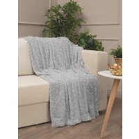 Плед Buenas Noches Мягкий мех Греция 220x240 94437 (серый)