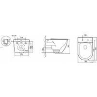 Унитаз подвесной Triton Pro Verso VO-1832
