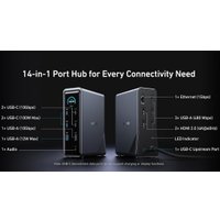 Док-станция Anker Prime A83B6 160W Charging Station 14-in-1