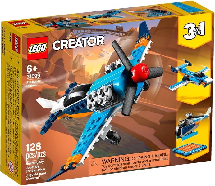 

Конструктор LEGO Creator 31099 Винтовой самолёт
